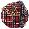 CHANEL Pre-Owned - Borsa a tracolla Tweed 19 Round con catena 2020 - Donna - tessuto - Taglia unica - Rosso