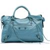Balenciaga Pre-Owned - Borsa a tracolla Motocross Classic City in pelle di agnello 2001-2025 - unisex - pelle di agnello - Taglia unica - Blu