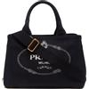 Prada Pre-Owned - Borsa tote Canapa anni 2010-2020 - Donna - tela - Taglia unica - Nero