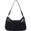 Ferragamo Pre-Owned - Borsa a spalla Gancini anni 2000-2010 - Donna - cotone - Taglia unica - Nero