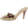 Giuseppe Zanotti Vintage - Sandali con fiocco - Donna - pelle di vitello/rafia/pelle di vitello - 41 - Oro