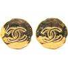 CHANEL Pre-Owned - Orecchini tondi CC a clip con placcatura oro 1993 - Donna - placcatura in oro - Taglia unica