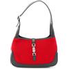 Gucci Pre-Owned - Borsa a spalla Jackie mini in lana 2000-2015 - Donna - lana/pelle di vitello - Taglia unica - Nero