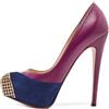 Christian Louboutin Pre-Owned - Pumps Maggie 140mm - Donna - pelle/pelle/pelle scamosciata/pelle - 36.5 - Viola