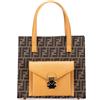 Fendi Pre-Owned - Borsa tote in tela con motivo Zucca e tasca frontale XX secolo - Donna - tela/pelle di vitello - Taglia unica - Marrone