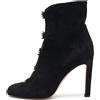 Jimmy Choo Pre-Owned - Stivaletti in pelle scamosciata 80mm - Donna - pelle scamosciata di vitello/pelle di vitello/pelle di vitello - 37 - Nero