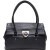 Ferragamo Pre-Owned - Borsa a spalla Gancini 2000-2020 - Donna - pelle - Taglia unica - Nero