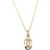 Cartier - Collana Double C in oro rosa 18 carati con zaffiri anni 2010 - Donna - zaffiri rosa/oro rosa 18kt - Taglia unica