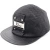 Christian Dior Pre-Owned - Cappello Oblique anni 2010 - Uomo - Fibre metallizzate/poliestere/resina/cotone/pelle - Taglia unica - Nero