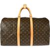 Louis Vuitton Pre-Owned - Borsa da viaggio Duffle Keepall 50 con monogramma 2003 - unisex - tela/pelle - Taglia unica - Marrone