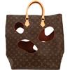 Louis Vuitton Pre-Owned - x Comme des Garçons by Rei Kawakubo Borsa shopper con monogramma - Donna - pelle/tela - Taglia unica - Marrone