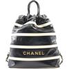 CHANEL Pre-Owned - Zaino Stripe D 2021 - Donna - pelle di vitello - Taglia unica - Nero