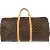 Louis Vuitton Pre-Owned - Borsa da viaggio Keepall 60 1999 - unisex - PVC/pelle - Taglia unica - Marrone