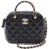 CHANEL Pre-Owned - Borsa a spalla trapuntata con catena 2021 - Donna - pelle di vitello - Taglia unica - Nero