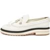 Louis Vuitton Pre-Owned - Mocassini con nappa - Donna - pelle di vitello/gomma/pelle di vitello - 37.5 - Bianco