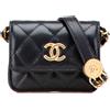 CHANEL Pre-Owned - Marsupio trapuntato Twist Your Buttons in pelle Caviar trapuntata 2021-2025 - Donna - pelle caviar - Taglia unica - Nero