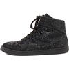 Gucci Pre-Owned - Sneakers alte Coda con decorazione - Donna - pelle/raso/gomma - 39 - Nero