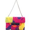 CHANEL Pre-Owned - Borsa a spalla Choco Bar in nylon con battente e dettaglio tastiera 2000-2002 - Donna - nylon - Taglia unica - Rosa