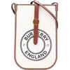 Burberry Pre-Owned - Borsa a tracolla Anne Phone in tela con cinturino 2000-2025 - unisex - pelle di vitello/tela - Taglia unica - Bianco
