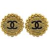CHANEL Pre-Owned - Orecchini CC a bottone placcati oro con chiusura a clip 1995 - Donna - placcatura in oro - Taglia unica