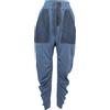 Stella McCartney Pre-Owned - Pantaloni con ruches - Donna - tessuto - XS - Blu