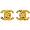 CHANEL Pre-Owned - Orecchini a clip CC 1996 - Donna - placcatura in oro - Taglia unica