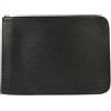 Louis Vuitton Pre-Owned - Clutch Poche Documents 38 1991 - Donna - pelle - Taglia unica - Nero