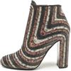 Ferragamo Pre-Owned - Stivaletti a righe 120mm - Donna - pelle/pelle/pelle/gomma - 40.5 - Marrone