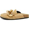 JW Anderson - Sandali Chain Link 2024 - Donna - pelle scamosciata/pelle/gomma - 39 - Toni neutri