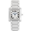 Cartier - Tank Francaise 28mm - Uomo - acciaio inossidabile - Taglia unica - Bianco