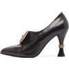 CHANEL Pre-Owned - Pumps Paris-Dallas Gripoix con fibbia - Donna - pelle/pelle/pelle - 37 - Nero