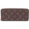 Louis Vuitton Pre-Owned - Portafoglio Portefeuil con zip a giro 2021 - Donna - PVC - Taglia unica - Marrone