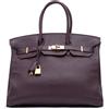 Hermès Pre-Owned - Borsa a mano Birkin Retourne 35 in pelle Togo 2012 - Donna - pelle di vitello - Taglia unica - Viola