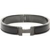 Hermès Pre-Owned - Bracciale rigido Click Crack PM anni 2000 - Uomo - metallo - Taglia unica - Nero
