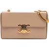 Celine Pre-Owned - Borsa a spalla Triomphe Chain Box in pelle di vitello lucida 2022 - Donna - pelle di vitello - Taglia unica - Marrone