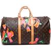 Louis Vuitton Pre-Owned - Borsa da viaggio Keepall 50 2008 - Donna - PVC/tela/pelle di vitello - Taglia unica - Marrone