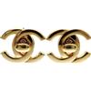 CHANEL Pre-Owned - Orecchini a clip CC placcati in oro con dettaglio a girello 1995 - Donna - placcatura in oro - Taglia unica