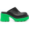 Bottega Veneta Pre-Owned - Mules chunky - Donna - gomma/pelle/pelle - 37 - Blu