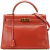 Hermès Pre-Owned - Borsa a tracolla Kelly Retourne 32 in pelle Box Calf 1995 - Donna - pelle di vitello - Taglia unica - Rosso