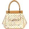 Louis Vuitton Pre-Owned - Borsa a mano Abelia 2004 - Donna - pelle/legno/raso - Taglia unica - Bianco