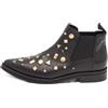 Alexander McQueen Pre-Owned - Stivali con borchie - Donna - pelle/pelle/gomma/pelle - 37 - Nero