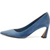 Christian Dior Pre-Owned - Pumps a punta in pelle scamosciata - Donna - pelle/pelle scamosciata/pelle - 38.5 - Blu