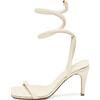 Bottega Veneta Pre-Owned - Sandali 100mm - Donna - pelle/pelle/pelle - 39 - Bianco