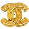 CHANEL Pre-Owned - Spilla CC trapuntata 1990-2000 - Donna - ottone placcato in oro - Taglia unica
