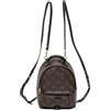 Louis Vuitton Pre-Owned - Zaino Palm Springs mini con monogramma 2018 - unisex - tela - Taglia unica - Marrone