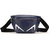 Fendi Pre-Owned - Marsupio Vitello Grace Monster Eyes 2010-2024 - Donna - pelle di vitello - Taglia unica - Blu