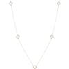 LB Exclusive - Collana Quatrefoil Station in oro giallo 14kt con diamanti - Donna - oro giallo 14kt/diamanti - Taglia unica