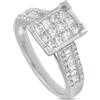 LB Exclusive - Anello in oro bianco 14 carati con diamanti - Donna - diamanti/oro bianco 14kt - Taglia unica - Argento