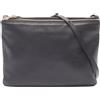 Celine Pre-Owned - Borsa a spalla Trio grande anni 2000 - Donna - pelle di vitello - Taglia unica - Nero