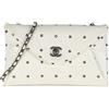 CHANEL Pre-Owned - Clutch a busta CC - unisex - pelle di agnello - Taglia unica - Bianco